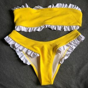 Yellow bikini set